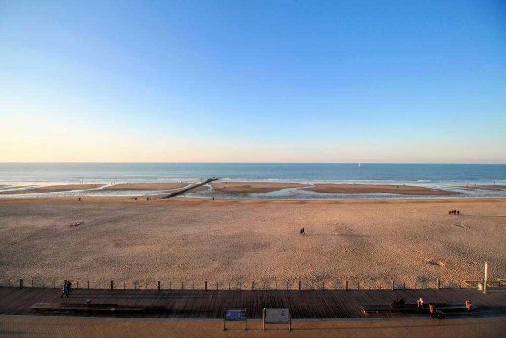 Knappe Studio Met Subliem Zeezicht! Oostende Eksteriør bilde
