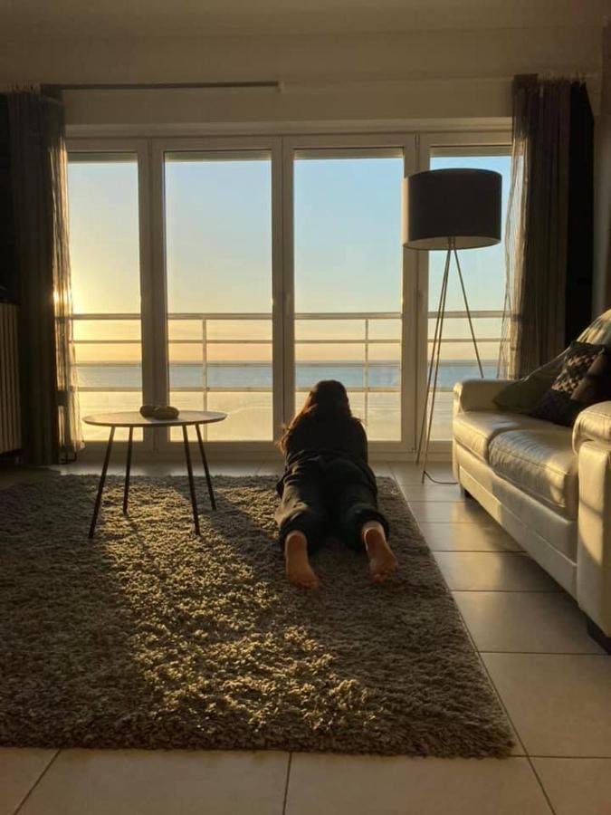 Knappe Studio Met Subliem Zeezicht! Oostende Eksteriør bilde