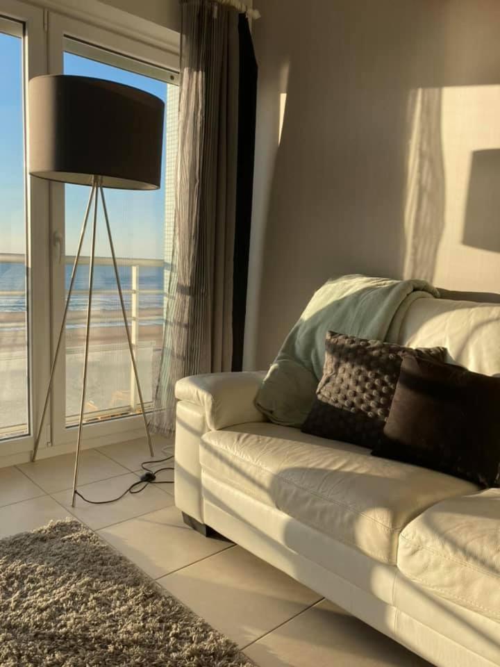 Knappe Studio Met Subliem Zeezicht! Oostende Eksteriør bilde